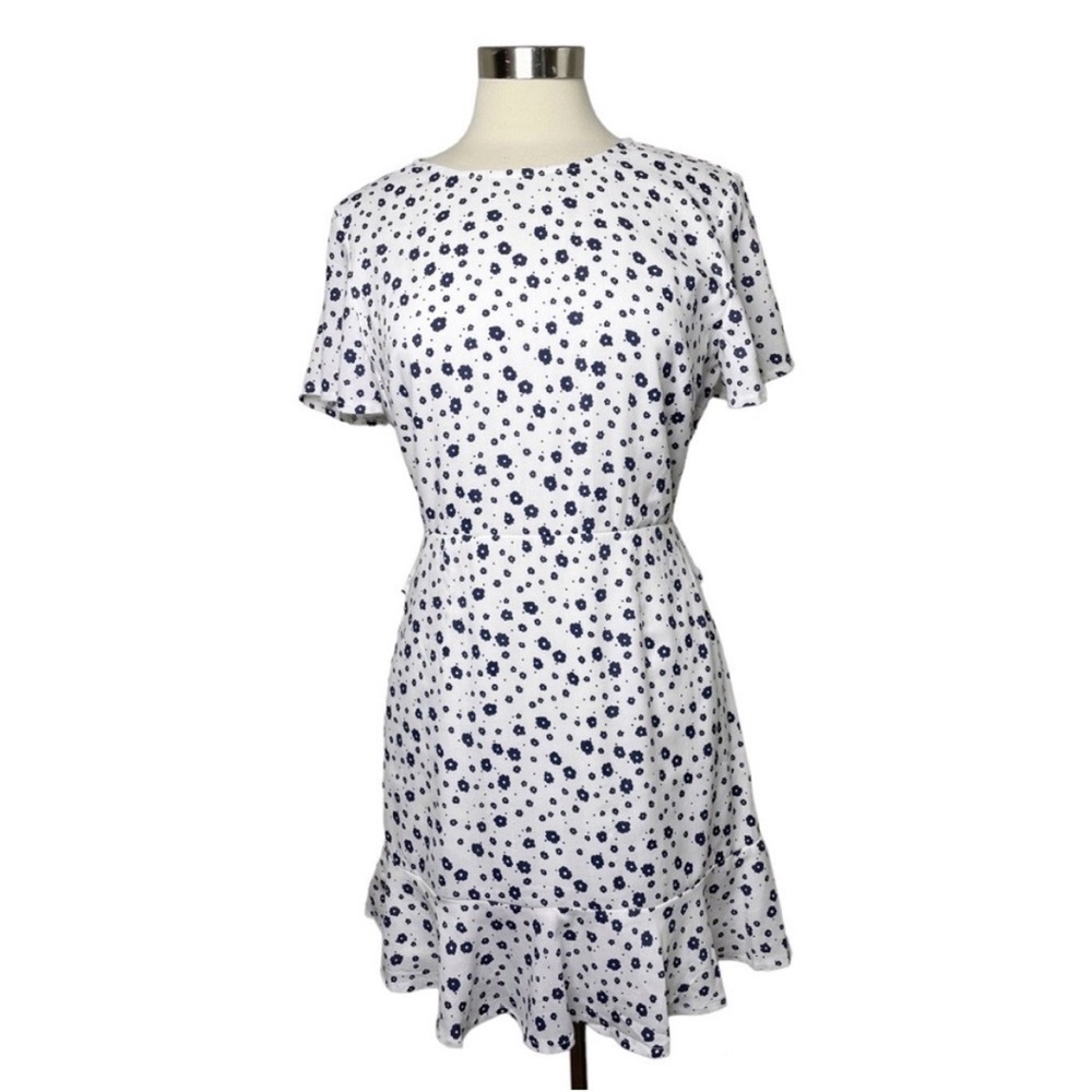 PRINCESS POLLY Nate Floral Ruffle Mini Dress size 10 - Picture 6 of 9